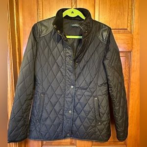 Lauren Classic black quilted jacket by Ralph Lauren